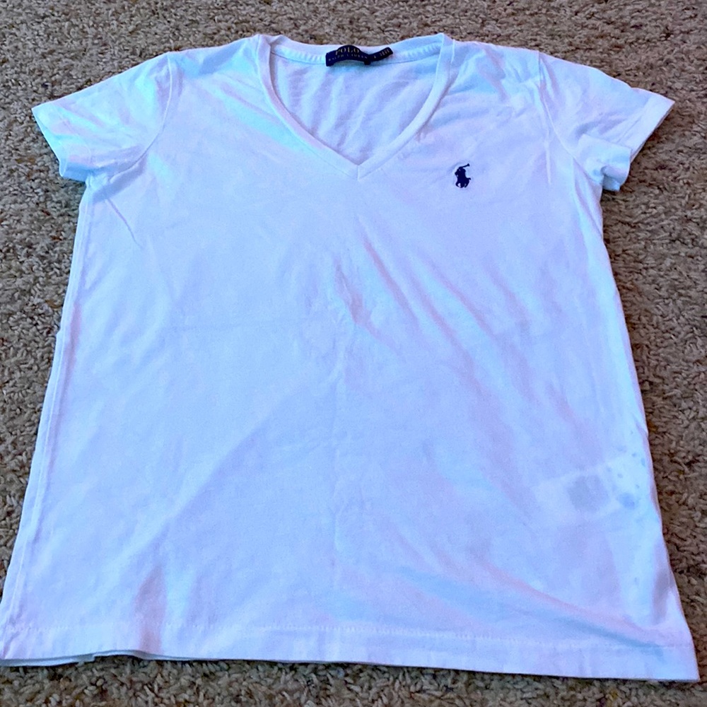 NWOT Polo Ralph Lauren v-neck tee Women’s Small
